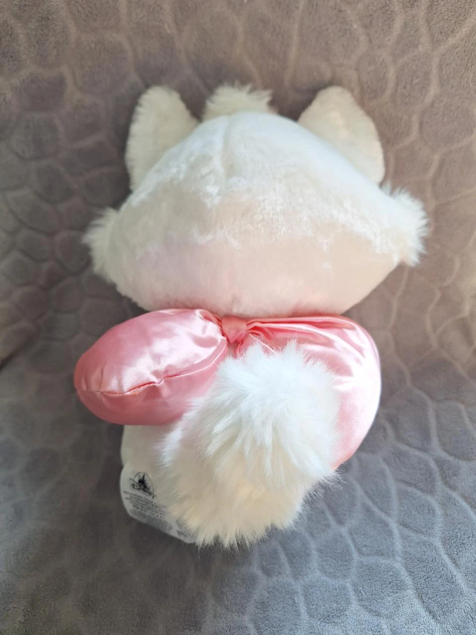 Doudou Disney – Lapin Blanc – Nœud Rose – dès la naissance – photo 3